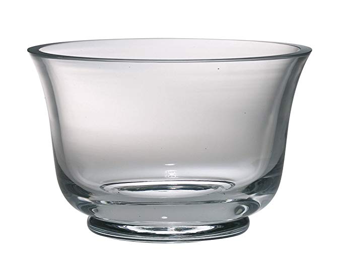 Majestic Gifts European Handmade Thick Revere Bowl, Large, Clear