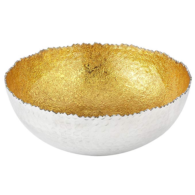 Elegance Foil Bowl, Medium, Gold