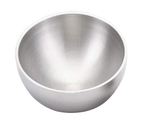 Vollrath (47652) Double Wall Angled Insulated Serving Bowl (3.7-Quart, Stainless Steel)