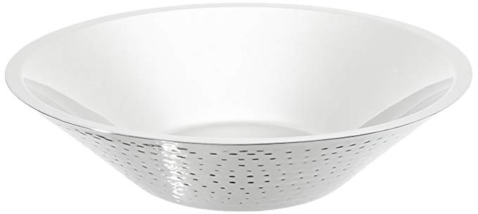 Elegance Hammered 13-Inch Stainless Steel Conical Serving Bowl