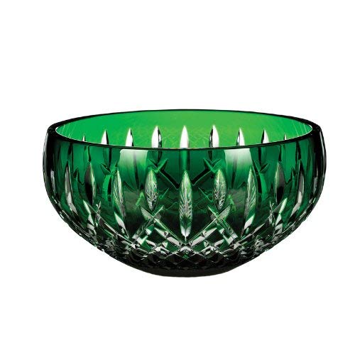 Waterford Crystal Araglin Prestige Bowl Emerald Green 9