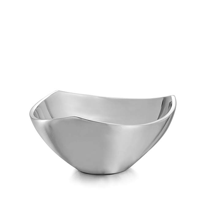 Nambé Alloy Tri Corner Bowl, Small, Silver