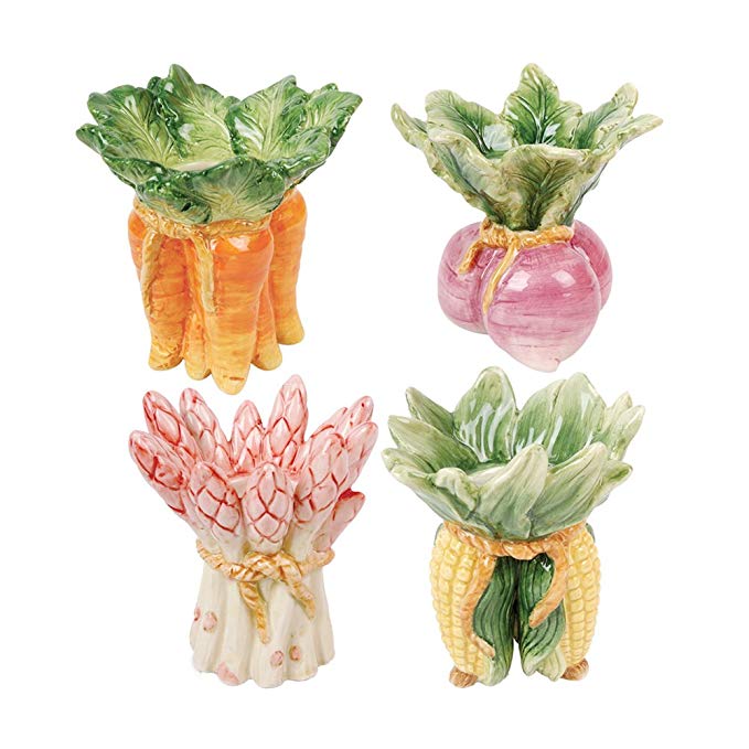 Kaldun & Bogle Home Decor Giardino Botticelli Vegetable Votives Assorted 4 Pack 4