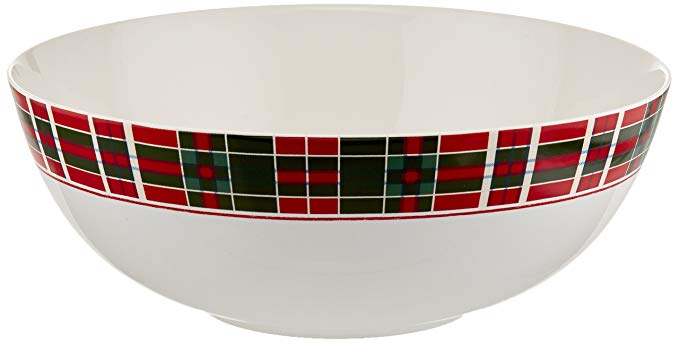 Lenox Vintage Plaid Serving Bowl