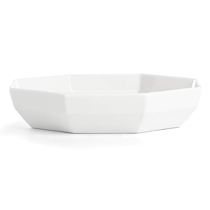 Lenox Entertain 365 Shape Low Dinner Bowl, White