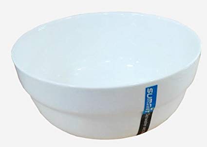 Super White Stackable Round Porcelain Bowls (Pack of 6) BW-1607