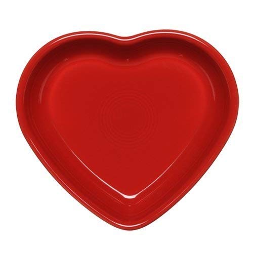 Fiestaware Heart Shaped Small Bowl, 7 Oz. (Retired) (Scarlet)