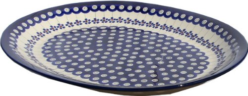 Polish Pottery Large Serving Platter Zaklady Ceramiczne Boleslawiec 1007-166a