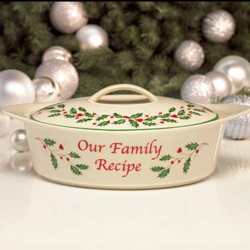 Holiday Our Family Recipe Serving Dish by Lenox