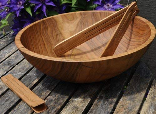Extra Large Handmade Wood Salad Bowl