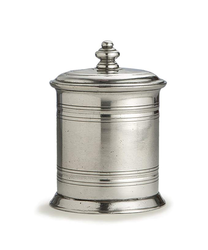 Arte Italica Roma Small Pewter Canister