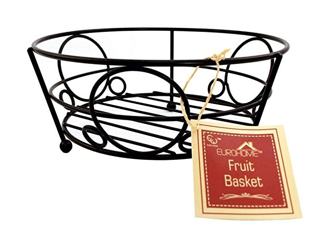 Euro-Home EW2701 Deco Black Fruit Basket