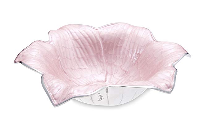 Julia Knight Lily Bowl, 15-Inch, Pink Ice
