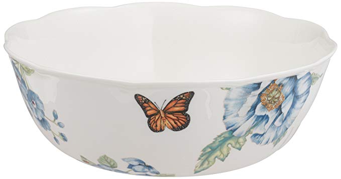 Lenox Butterfly Meadow Blue Serving Bowl