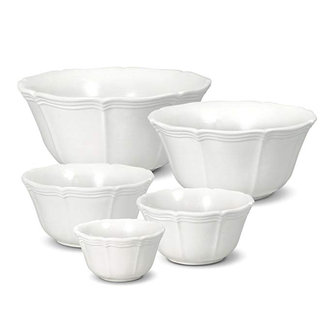 Mikasa French Countryside Stackable Bowls, Set of 5
