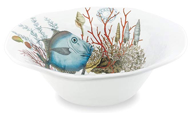Michel Design Works Serveware Large Bowl, Sea Life