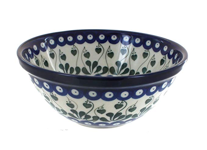 Blue Rose Polish Pottery Alyce Small Serving Bowl